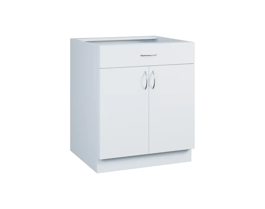 CS - 7DZ spodní skříňka, 2-dveřová, 1-zásuvková, 870x700x600, bílá