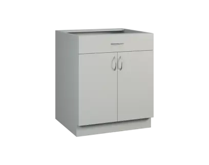 CS - 7DZ spodní skříňka, 2-dveřová, 1-zásuvková, 870x700x600, šedá