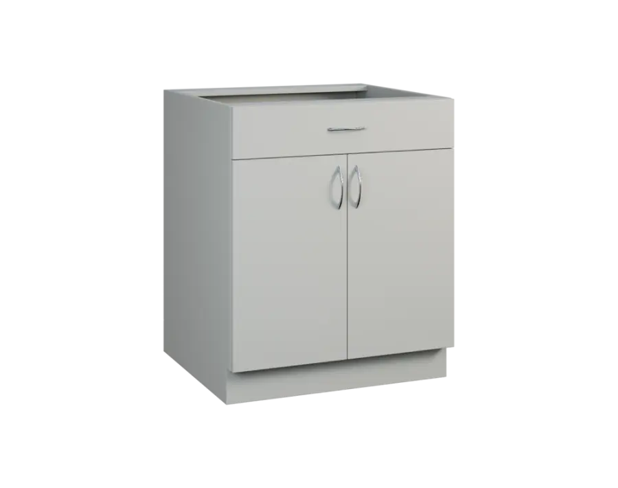 CS - 7DZ spodní skříňka, 2-dveřová, 1-zásuvková, 870x700x600, šedá