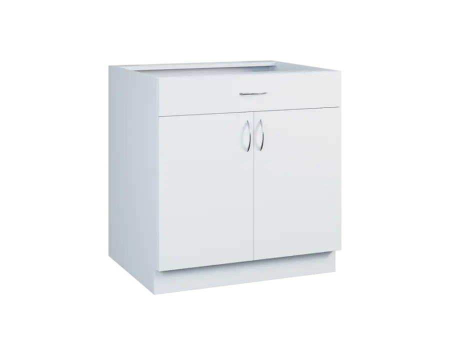 CS - 8DZ spodní skříňka, 2-dveřová, 1-zásuvková, 870x800x600, bílá