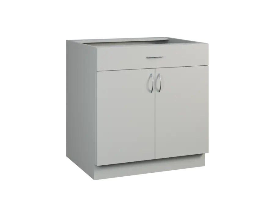 CS - 8DZ spodní skříňka, 2-dveřová, 1-zásuvková, 870x800x600, šedá