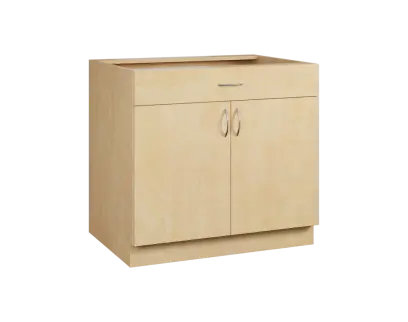 CS - 9DZ spodní skříňka, 2-dveřová, 1-zásuvková, 870x900x600, bříza světlá