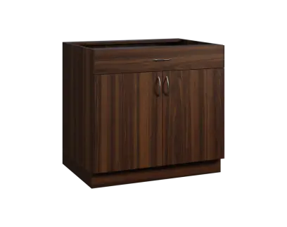 CS - 9DZ spodní skříňka, 2-dveřová, 1-zásuvková, 870x900x600, ořech královský