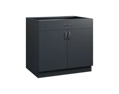 CS - 9DZ spodní skříňka, 2-dveřová, 1-zásuvková, 870x900x600, antracit