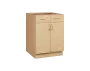 CS - 6DZ2 spodní skříňka, 2-dveřová, 2-zásuvková, 870x600x600, javor horský