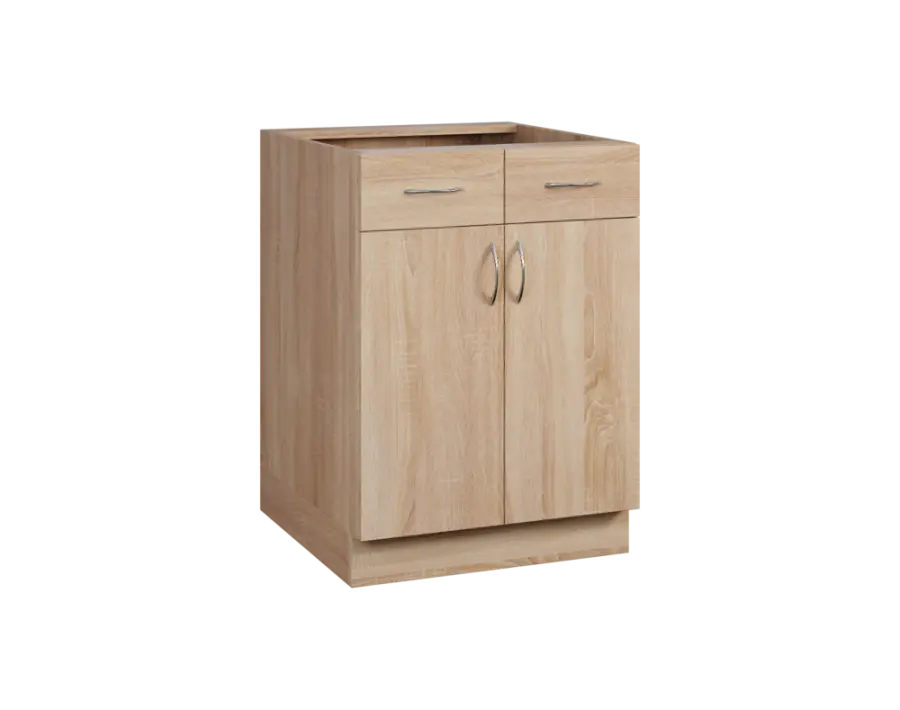 CS - 6DZ2 spodní skříňka, 2-dveřová, 2-zásuvková, 870x600x600, dub bardolino