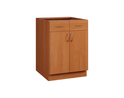 CS - 6DZ2 spodní skříňka, 2-dveřová, 2-zásuvková, 870x600x600, olše jantar