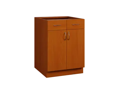 CS - 6DZ2 spodní skříňka, 2-dveřová, 2-zásuvková, 870x600x600, třešeň šumavská