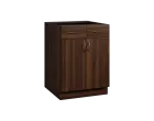 CS - 6DZ2 spodní skříňka, 2-dveřová, 2-zásuvková, 870x600x600, ořech královský
