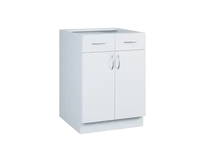 CS - 6DZ2 spodní skříňka, 2-dveřová, 2-zásuvková, 870x600x600, bílá