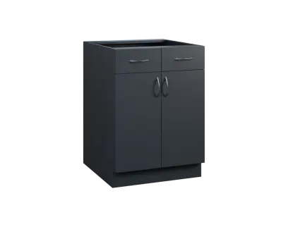 CS - 6DZ2 spodní skříňka, 2-dveřová, 2-zásuvková, 870x600x600, antracit