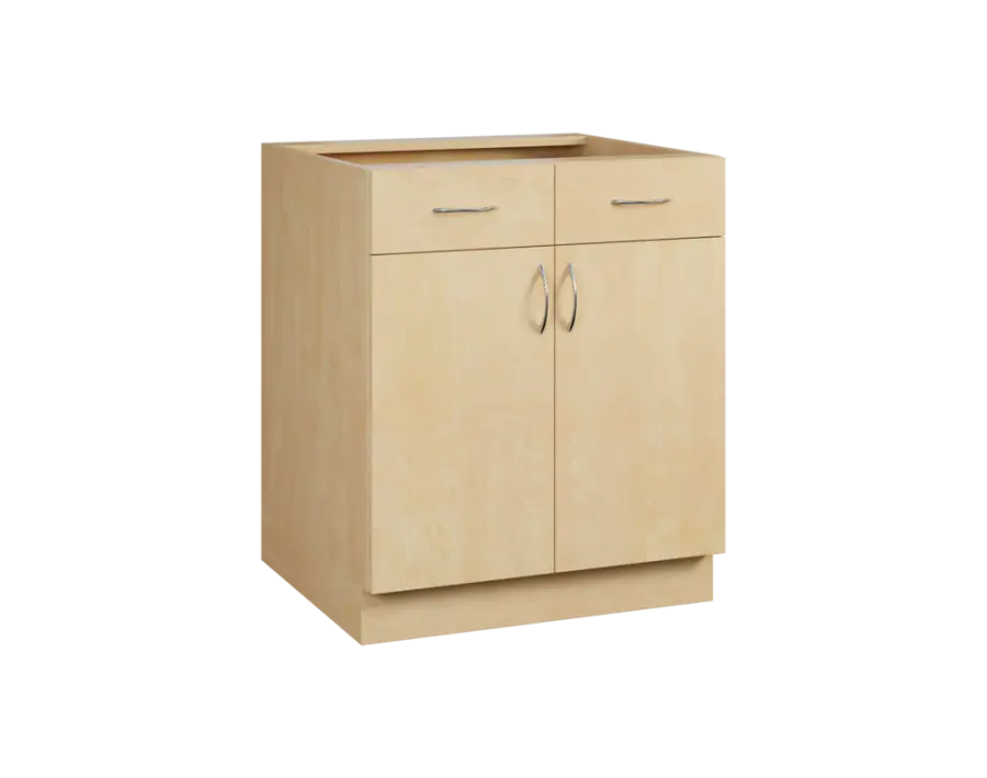 CS - 7DZ2 spodní skříňka, 2-dveřová, 2-zásuvková, 870x700x600, bříza světlá