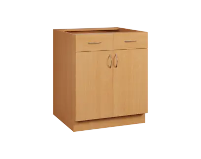 CS - 7DZ2 spodní skříňka, 2-dveřová, 2-zásuvková, 870x700x600, buk royal