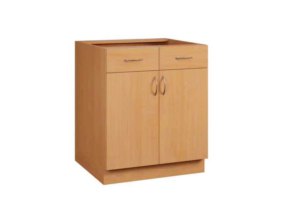 CS - 7DZ2 spodní skříňka, 2-dveřová, 2-zásuvková, 870x700x600, buk royal