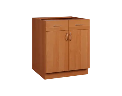 CS - 7DZ2 spodní skříňka, 2-dveřová, 2-zásuvková, 870x700x600, olše jantar