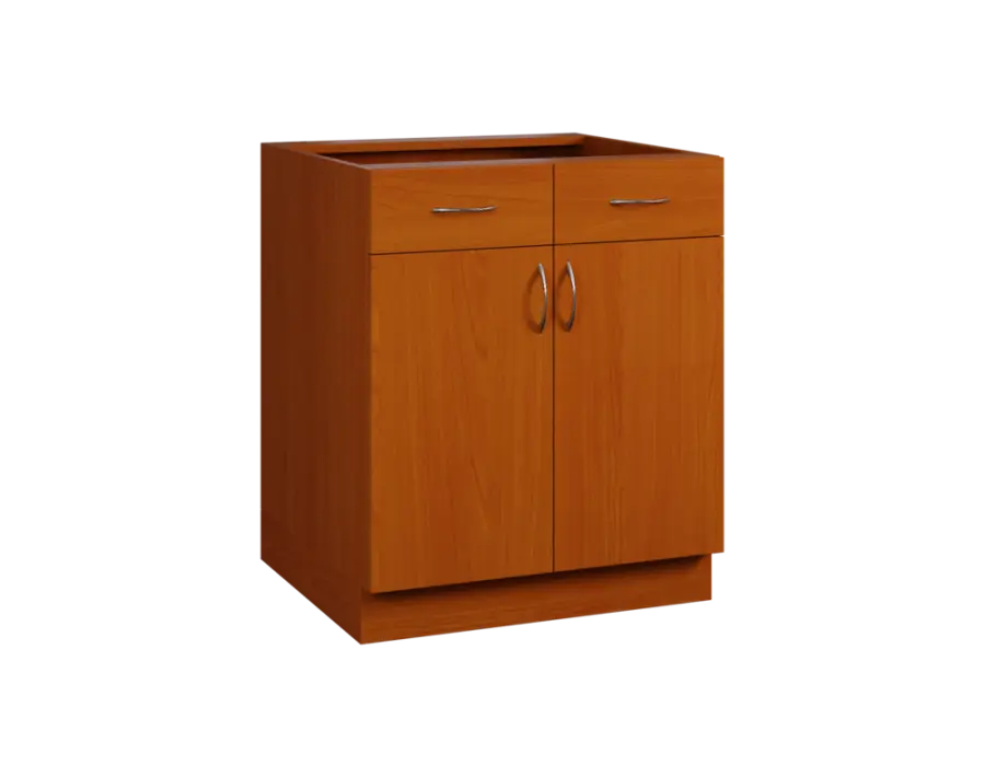 CS - 7DZ2 spodní skříňka, 2-dveřová, 2-zásuvková, 870x700x600, třešeň šumavská