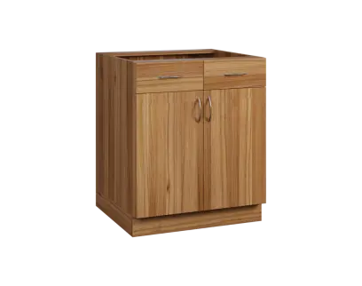 CS - 7DZ2 spodní skříňka, 2-dveřová, 2-zásuvková, 870x700x600, ořech světlý