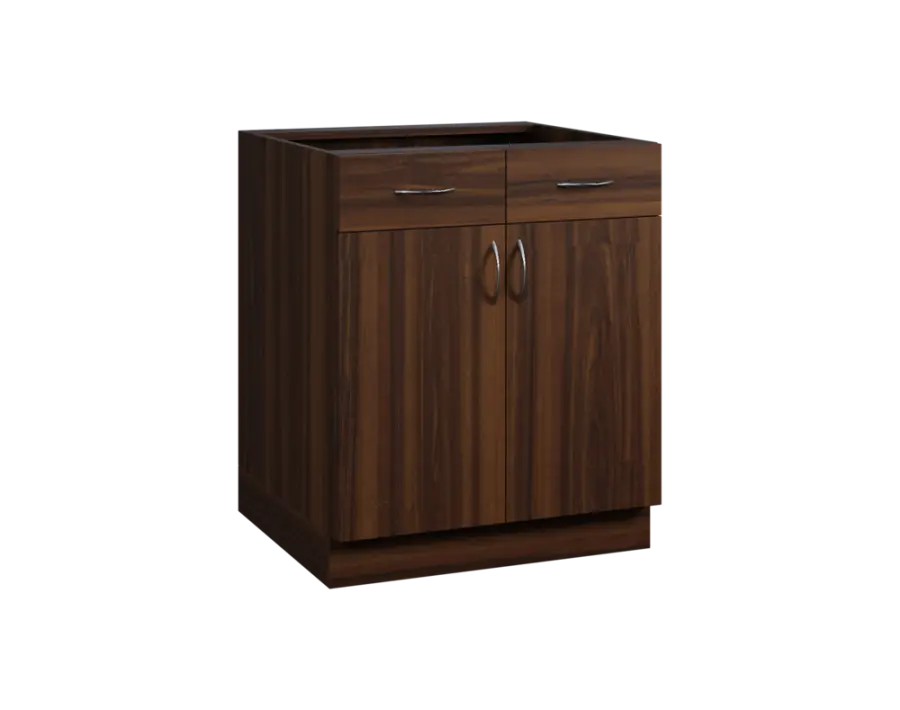 CS - 7DZ2 spodní skříňka, 2-dveřová, 2-zásuvková, 870x700x600, ořech královský