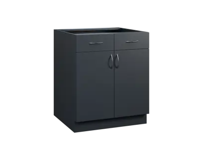 CS - 7DZ2 spodní skříňka, 2-dveřová, 2-zásuvková, 870x700x600, antracit