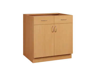 CS - 8DZ2 spodní skříňka, 2-dveřová, 2-zásuvková, 870x800x600, buk royal