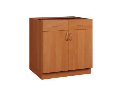 CS - 8DZ2 spodní skříňka, 2-dveřová, 2-zásuvková, 870x800x600, olše jantar