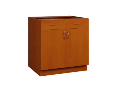 CS - 8DZ2 spodní skříňka, 2-dveřová, 2-zásuvková, 870x800x600, třešeň šumavská