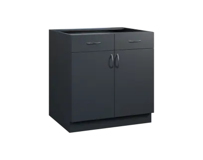 CS - 8DZ2 spodní skříňka, 2-dveřová, 2-zásuvková, 870x800x600, antracit