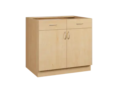 CS - 9DZ2 spodní skříňka, 2-dveřová, 2-zásuvková, 870x900x600, javor horský