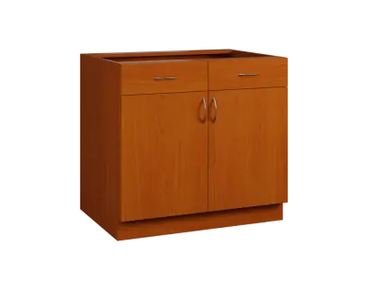 CS - 9DZ2 spodní skříňka, 2-dveřová, 2-zásuvková, 870x900x600, třešeň šumavská