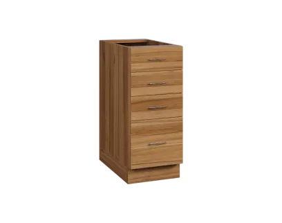 CS - 35Z41 spodní skříňka, 4-zásuvková, 870x350x600, ořech světlý