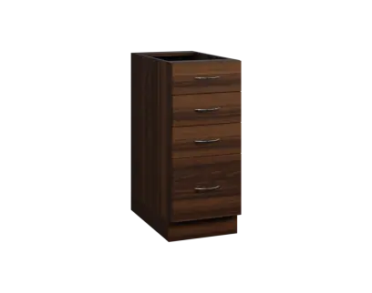 CS - 35Z41 spodní skříňka, 4-zásuvková, 870x350x600, ořech královský