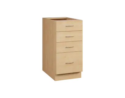 CS - 4Z41 spodní skříňka, 4-zásuvková, 870x400x600, javor horský