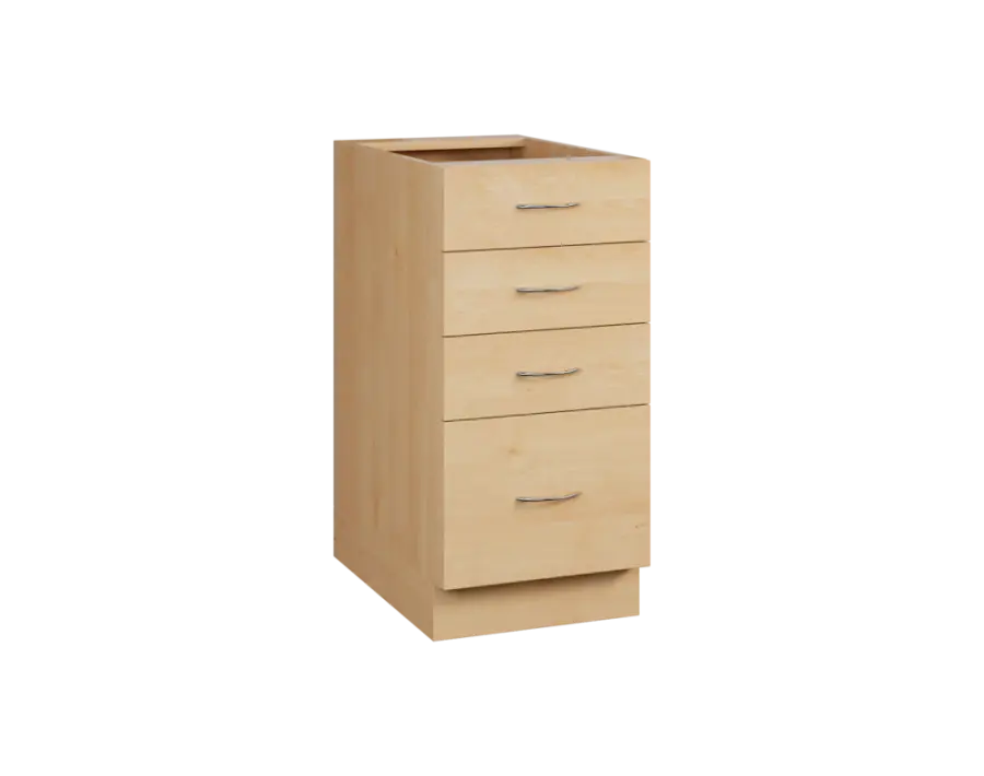 CS - 4Z41 spodní skříňka, 4-zásuvková, 870x400x600, javor horský