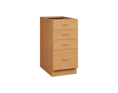 CS - 4Z41 spodní skříňka, 4-zásuvková, 870x400x600, buk royal