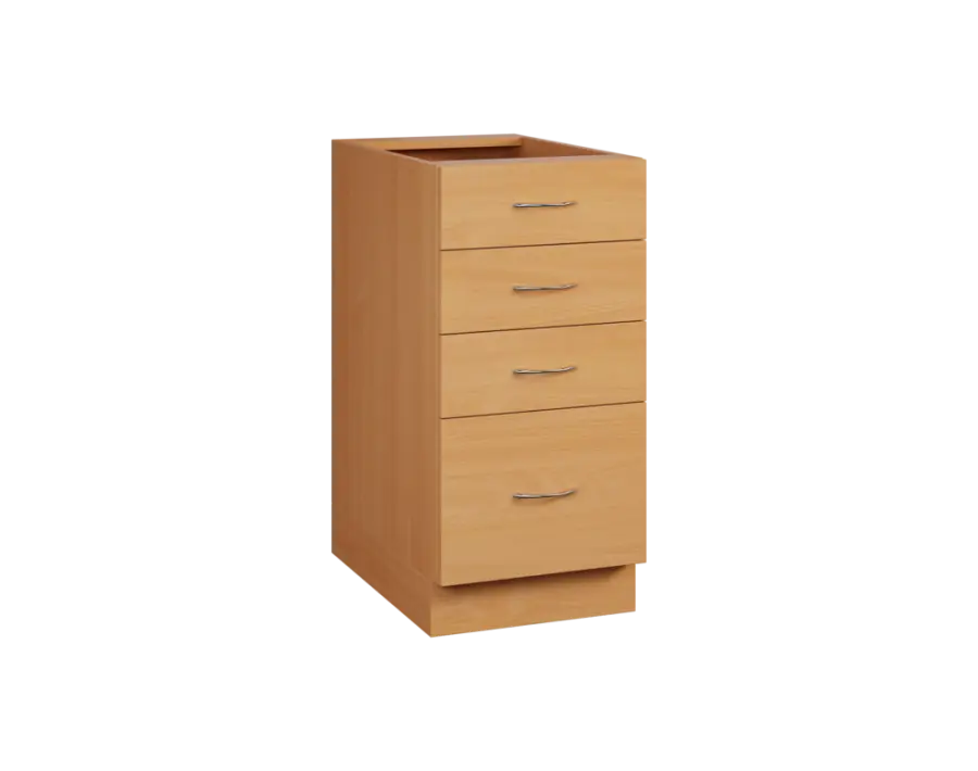 CS - 4Z41 spodní skříňka, 4-zásuvková, 870x400x600, buk royal