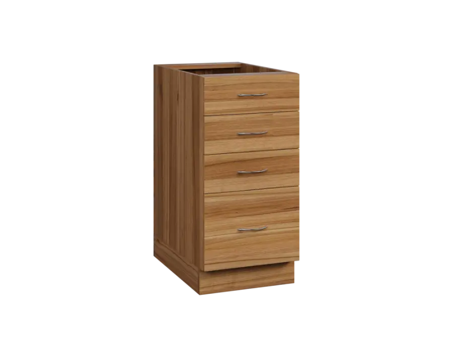 CS - 4Z41 spodní skříňka, 4-zásuvková, 870x400x600, ořech světlý