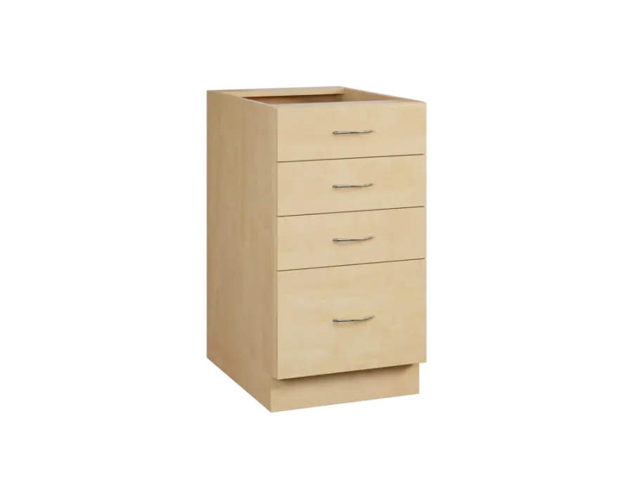 CS - 45Z41 spodní skříňka, 4-zásuvková, 870x450x600, bříza světlá