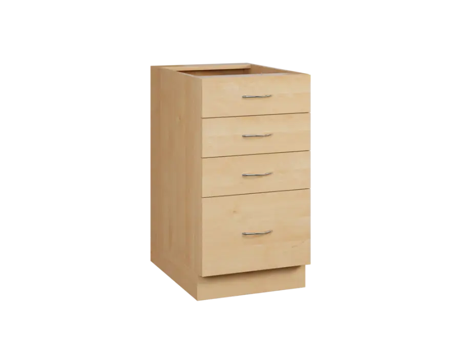 CS - 45Z41 spodní skříňka, 4-zásuvková, 870x450x600, javor horský