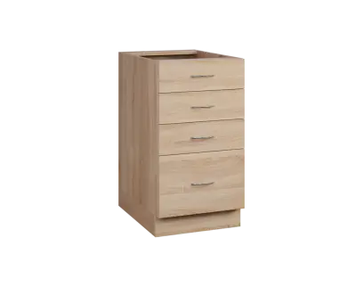 CS - 45Z41 spodní skříňka, 4-zásuvková, 870x450x600, dub bardolino CS - 45Z41 spodní skříňka, 4-zásuvková, 870x450x600, dub bardolino