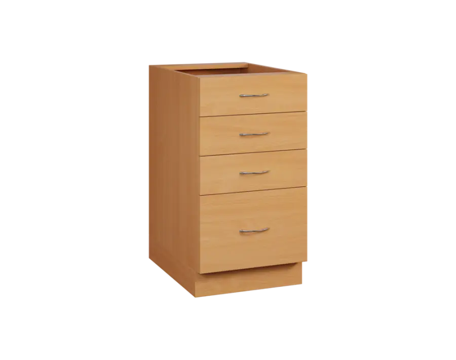 CS - 45Z41 spodní skříňka, 4-zásuvková, 870x450x600, buk royal