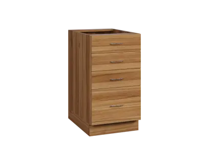 CS - 45Z41 spodní skříňka, 4-zásuvková, 870x450x600, ořech světlý