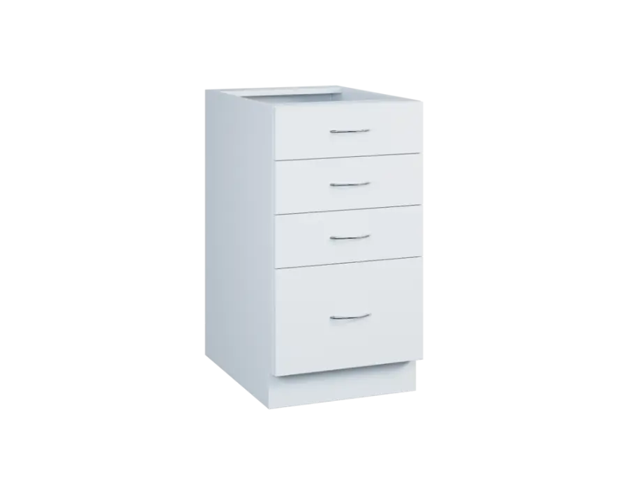 CS - 45Z41 spodní skříňka, 4-zásuvková, 870x450x600, bílá