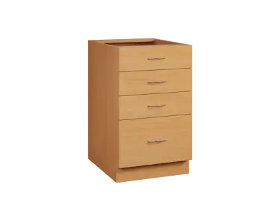 CS - 5Z41 spodní skříňka, 4-zásuvková, 870x500x600, buk royal