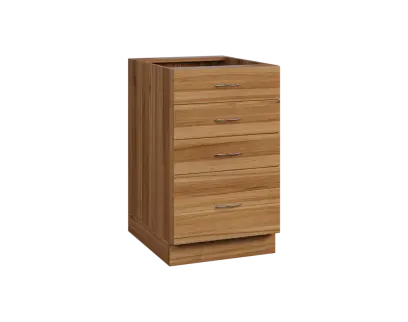 CS - 5Z41 spodní skříňka, 4-zásuvková, 870x500x600, ořech světlý