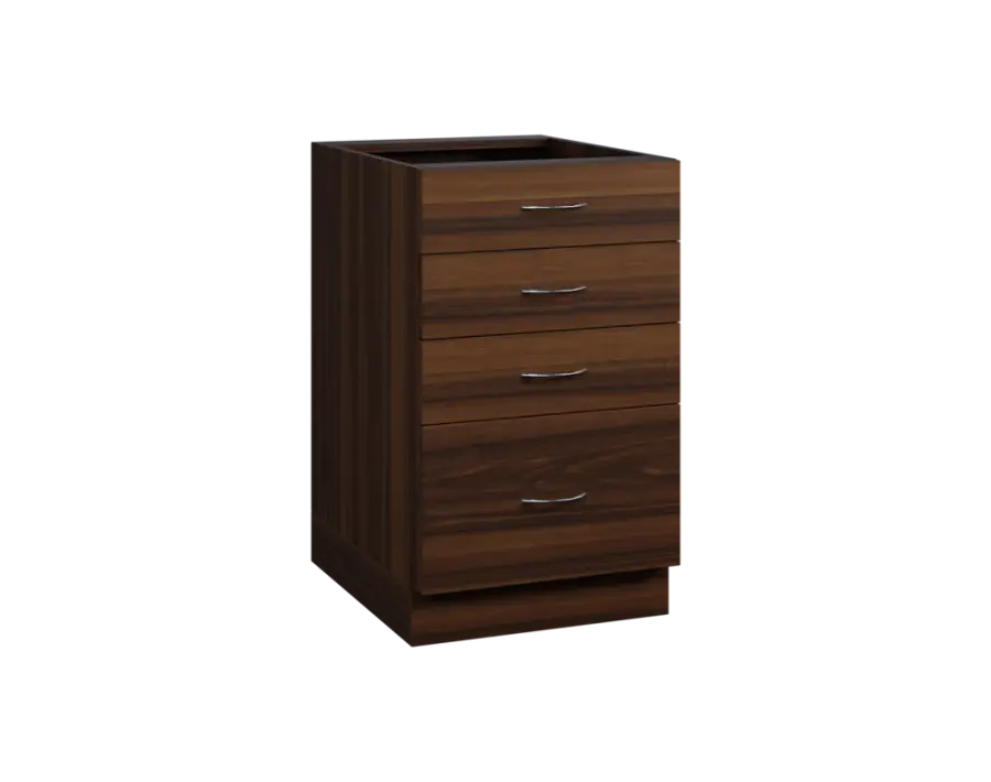 CS - 5Z41 spodní skříňka, 4-zásuvková, 870x500x600, ořech královský