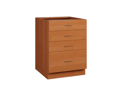 CS - 6Z41 spodní skříňka, 4-zásuvková, 870x600x600, olše jantar