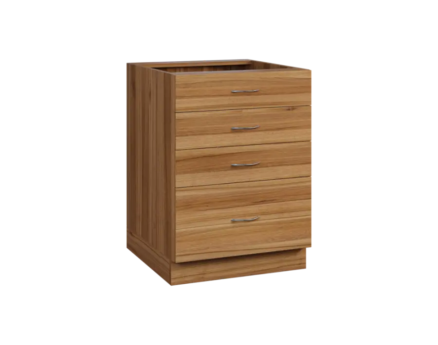 CS - 6Z41 spodní skříňka, 4-zásuvková, 870x600x600, ořech světlý