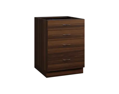 CS - 6Z41 spodní skříňka, 4-zásuvková, 870x600x600, ořech královský