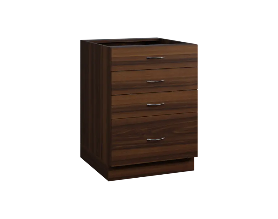 CS - 6Z41 spodní skříňka, 4-zásuvková, 870x600x600, ořech královský