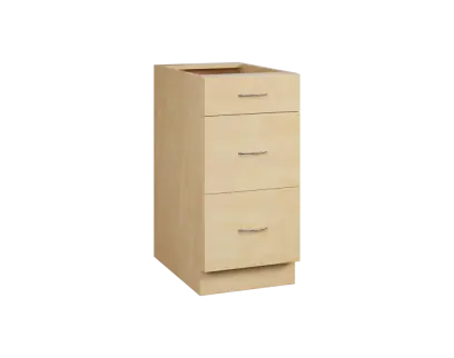 CS - 4Z33 spodní skříňka, 3-zásuvková, 870x400x600, bříza světlá